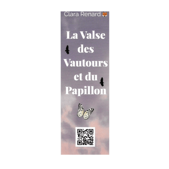 Marque-page "La Valse des Vautours et du Papillon"