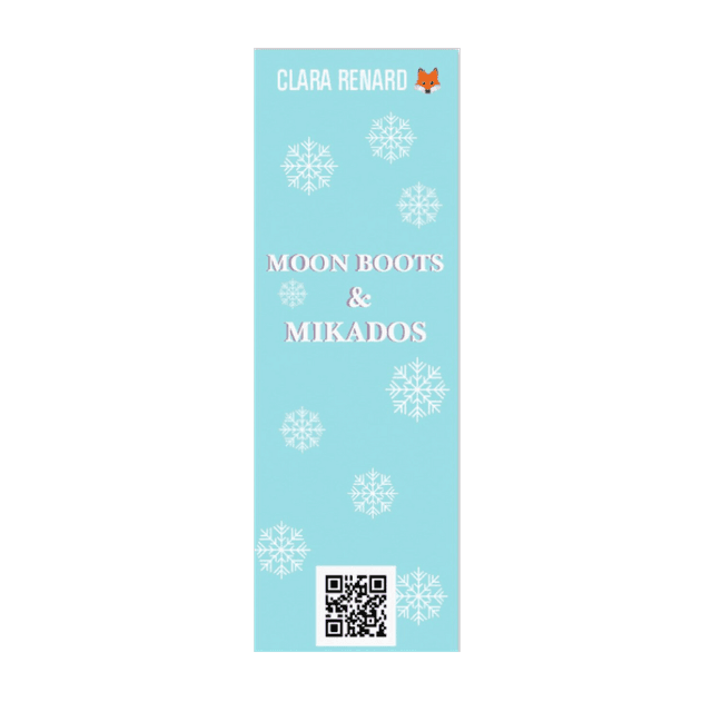 Marque-page &quot;Moon Boots &amp; Mikados&quot;